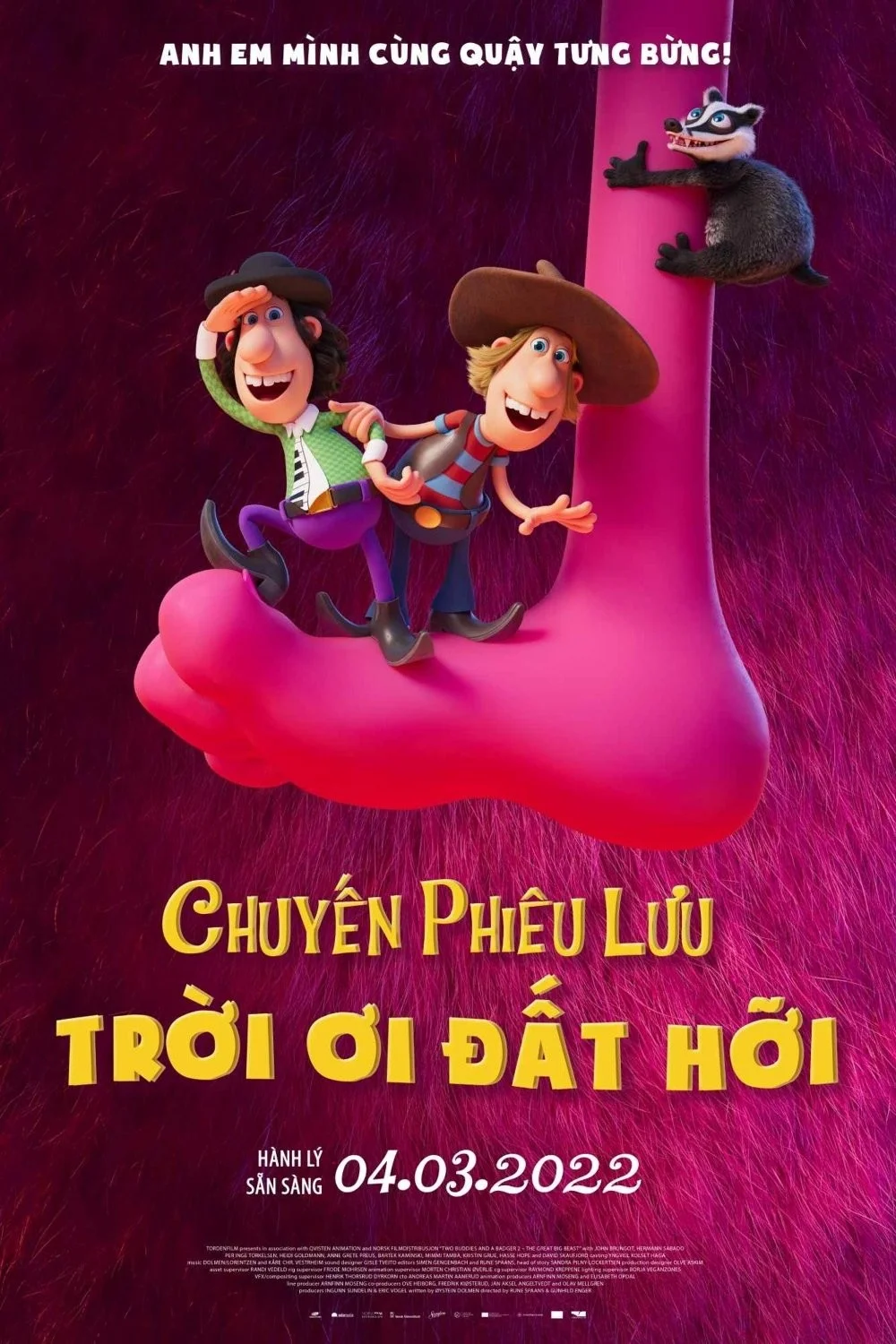 Chuyến Phiêu Lưu Trời Ơi Đất Hỡi - Two Buddies And A Badger: The Great Big Beast