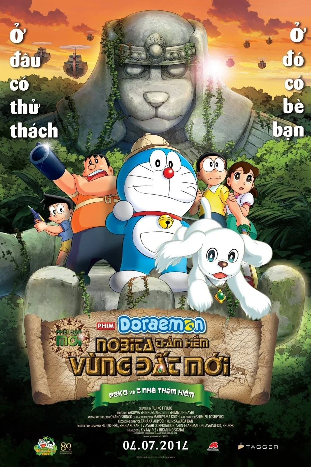 Doraemon: Nobita Thám Hiểm Vùng Đất Mới – Peko và 5 Nhà Thám Hiểm - Doraemon: New Nobita's Great Demon - Peko and the Exploration Party of Five