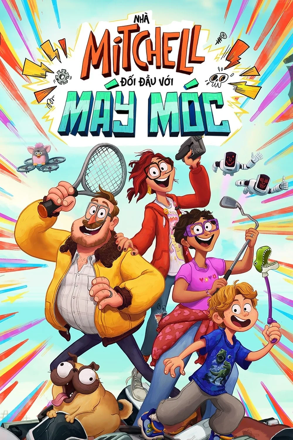 Gia Đình Mitchells: Hành Trình Kết Nối (Nhà Mitchell Đối Đầu Với Máy Móc) - The Mitchells vs. The Machines