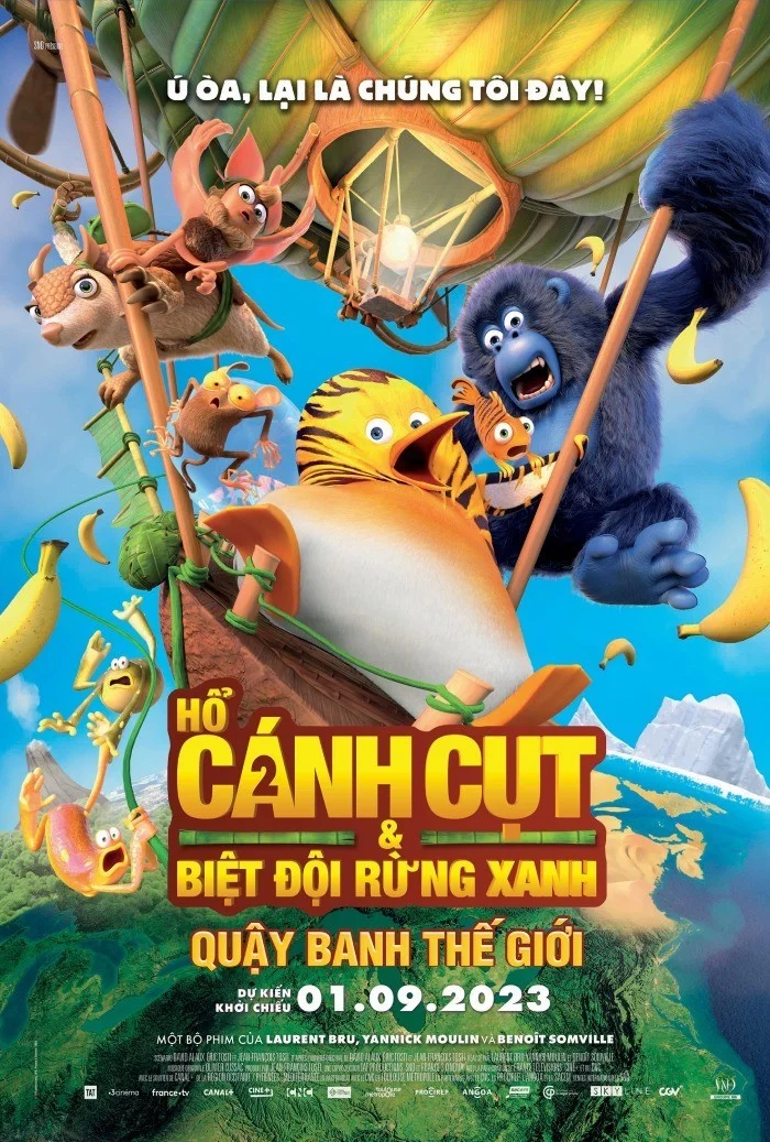 Hổ Cánh Cụt Và Biệt Đội Rừng Xanh 2: Quậy Banh Thế Giới - The Jungle Bunch 2: World Tour