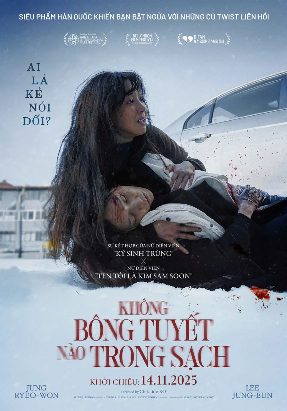 Không Bông Tuyết Nào Trong Sạch - The Woman in the White Car